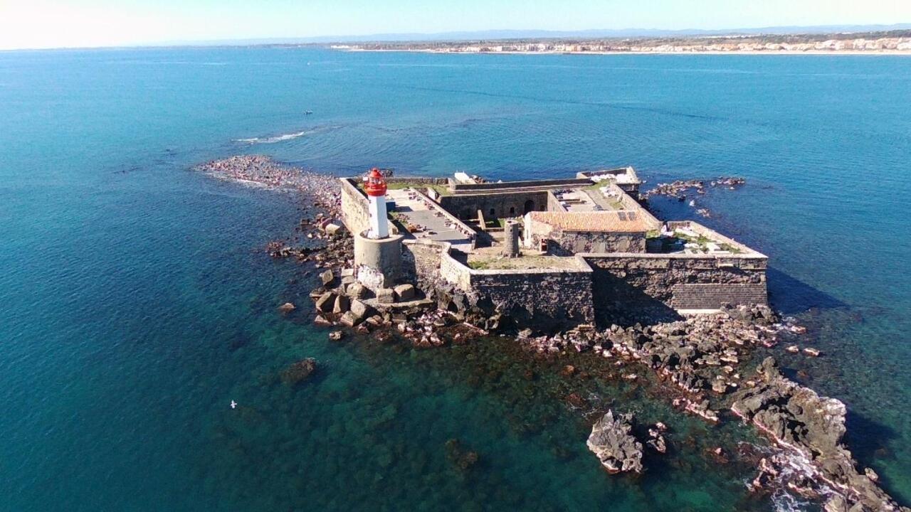 Appartement Vue Exceptionnelle Sur La Mer, Piscine, Parking Prive - Sur L'Ile Des Pecheurs Агд Екстер'єр фото